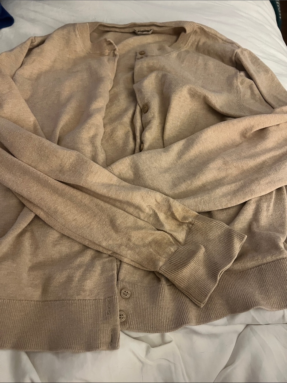 J. Crew Light Beige women’s Button Cardigan